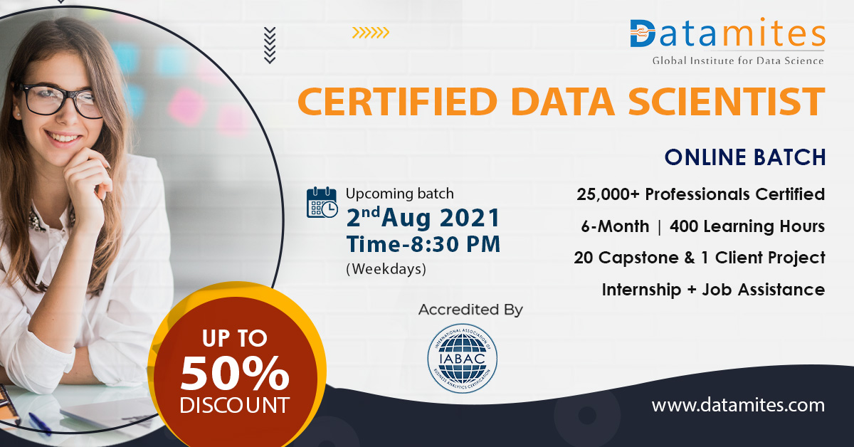 Certified Data Scientist - Online Course, Bangalore, Karnataka, India
