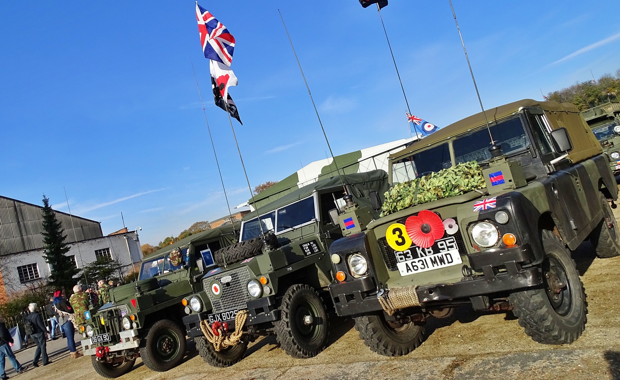 Brooklands Military vehicles Day, Weybridge, Surrey, United Kingdom