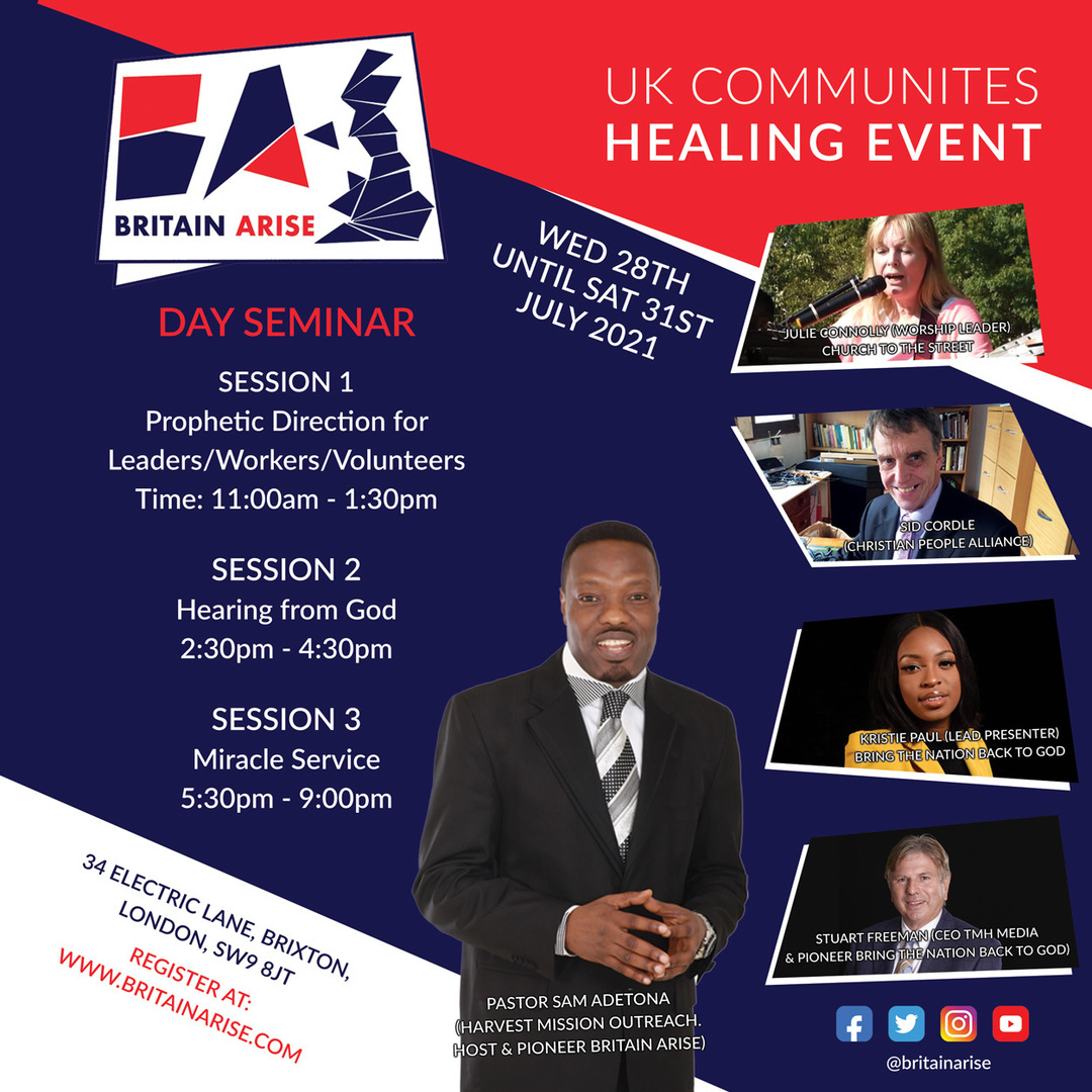 UK COMMUNITIES HEALING EVENT, London, United Kingdom