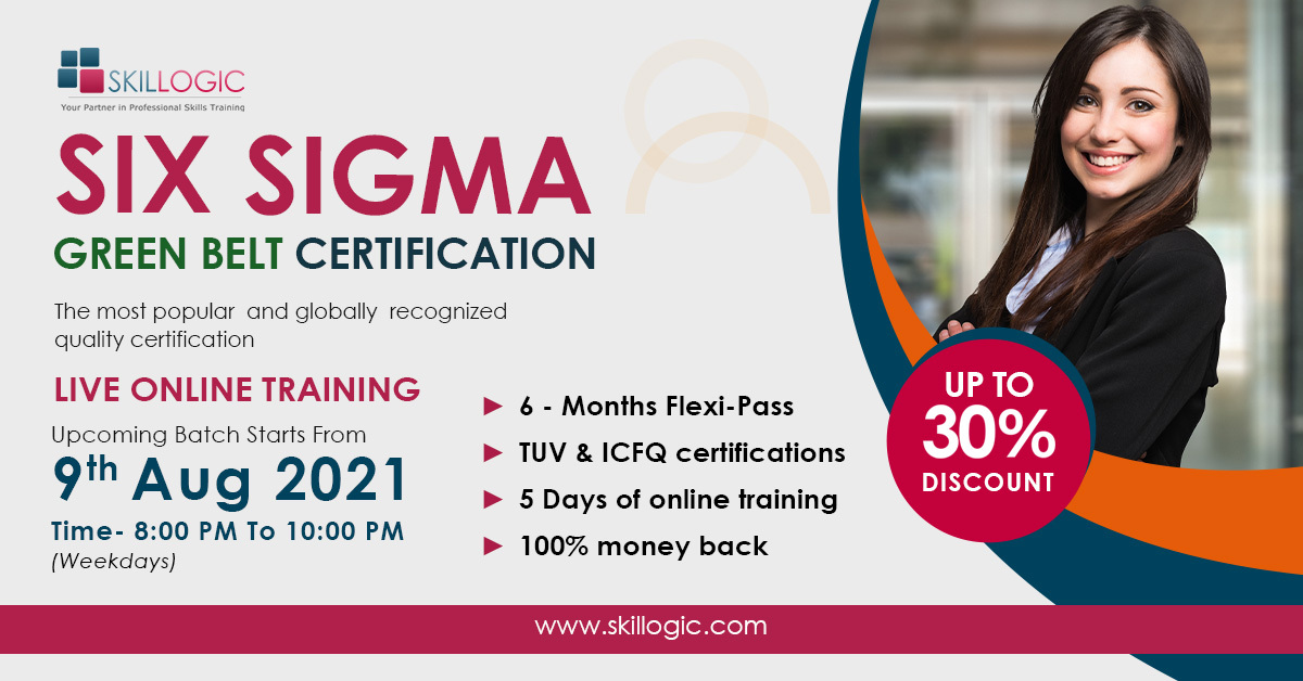 Six Sigma Green Belt Online Course - Skillogic, Bangalore, Karnataka, India