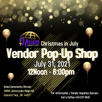 UCC's Christmas In July - Vendor POP-UP Shop