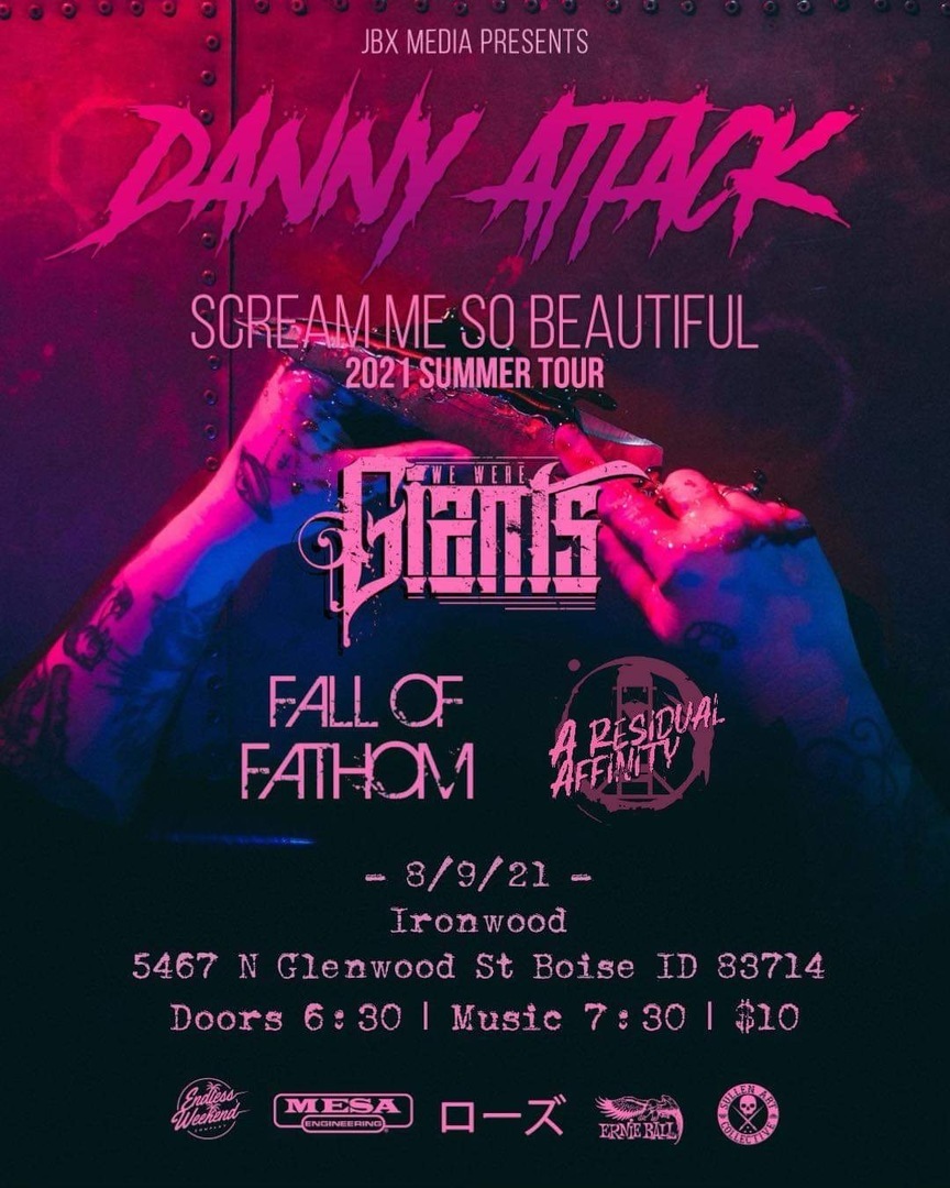 METAL MONDAY w/ We Were Giants, Fall of Fathom, A Residual Affinity, and Danny Attack!, Boise, Idaho, United States