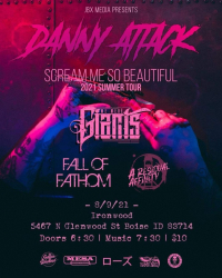 METAL MONDAY w/ We Were Giants, Fall of Fathom, A Residual Affinity, and Danny Attack!