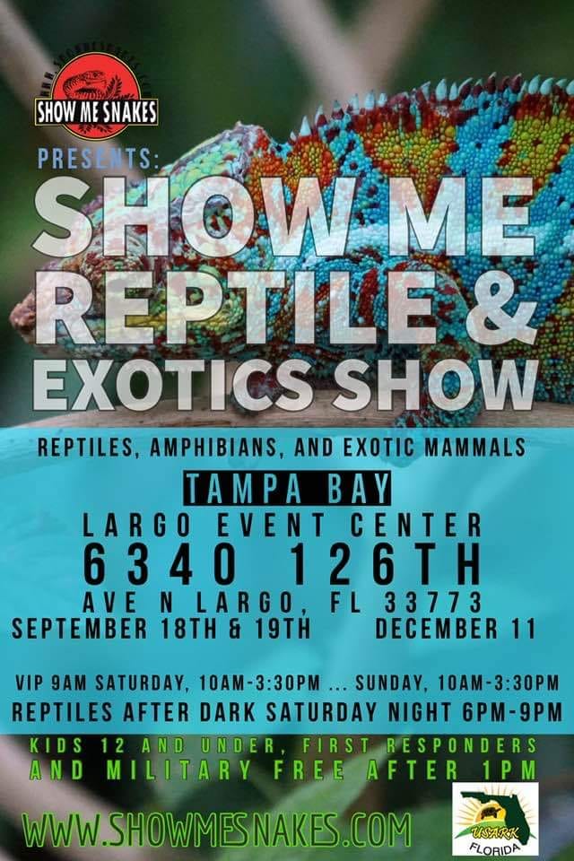 Show Me Reptile & Exotics Show (Largo, FL), Largo, Florida, United States