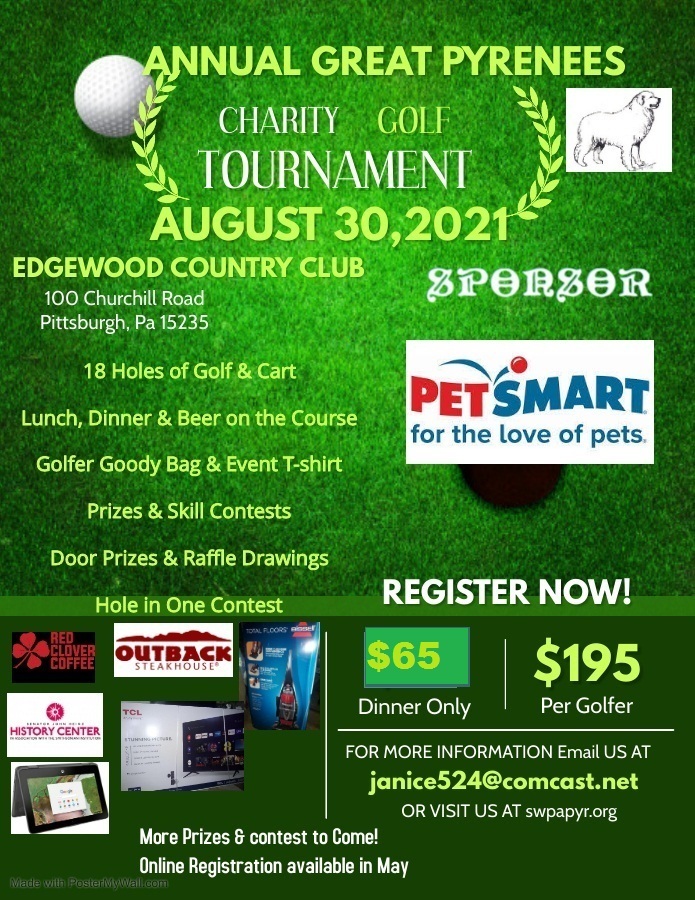 Great Pyrenees Golf Tournament, Allegheny, Pennsylvania, United States
