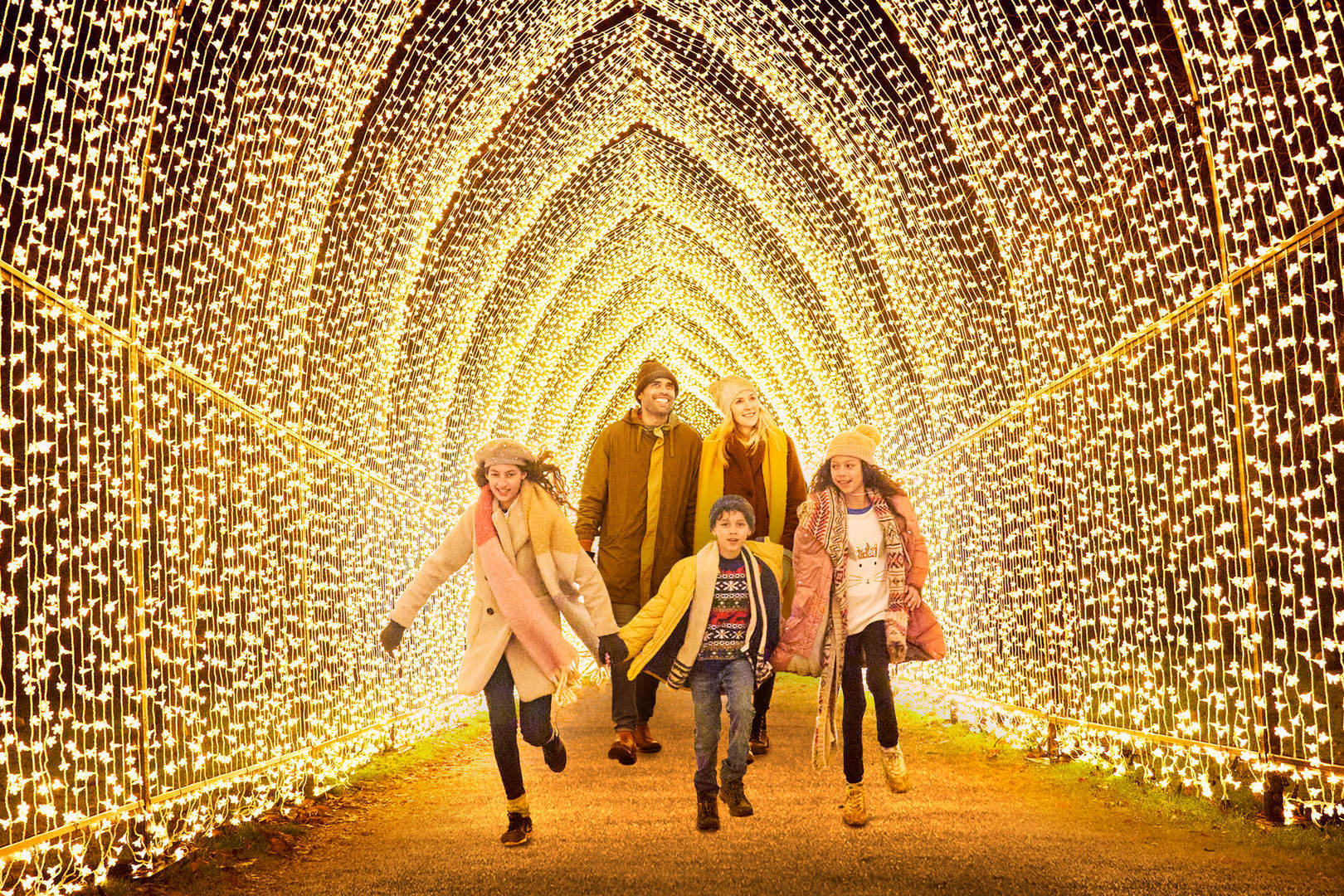 Christmas trail at Wimpole, Royston, England, United Kingdom