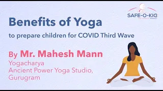 The Benefits of Yoga Explained Through Demonstration and an Informative Interactive Session by Yogacharya Mahesh Mann as Part of a COVID Awareness Campaign Video Series, Gurgaon, Haryana, India