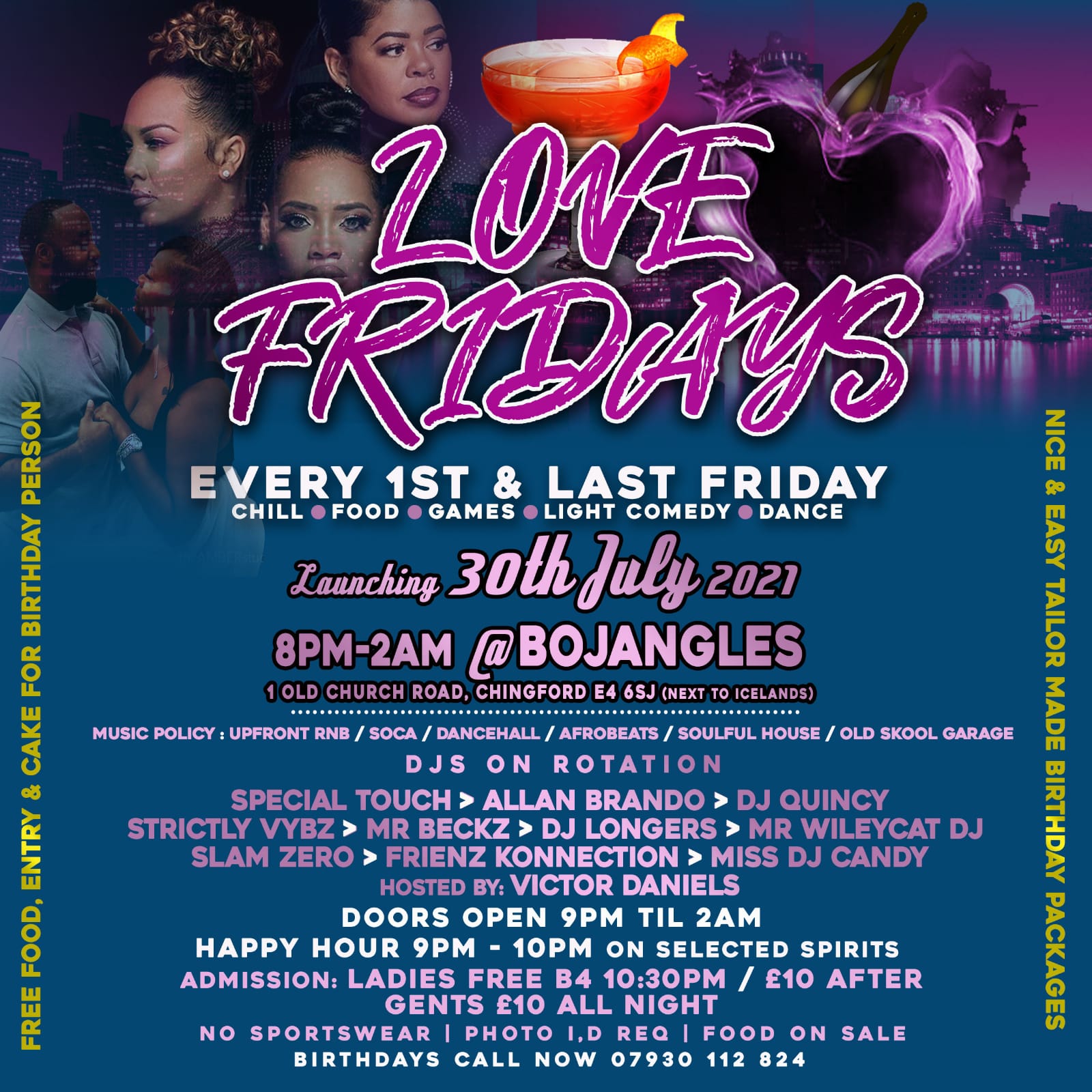 Love Fridays at Bojangles – Your Ultimate Friday Night Out in Chingford!, Chingford, London, United Kingdom