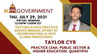 ‘Putting AI into Practice with Taylor Cyr, Practice Lead, Public Sector/Higher Education at Quantiphi!’