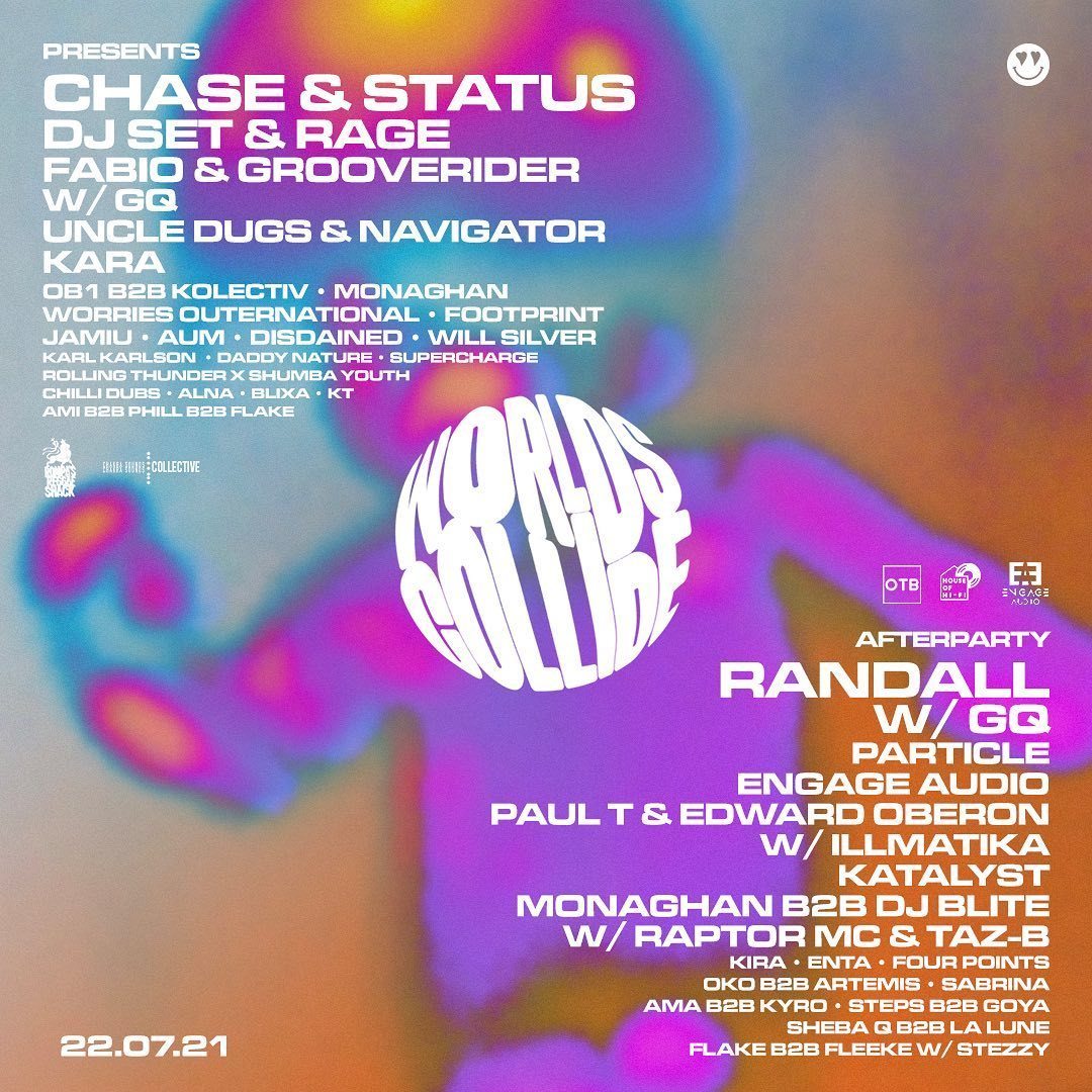 World's Collide Launch - Chase and Status DJ Set with Rage, Fabio and Grooverider, Randall and More, London, England, United Kingdom