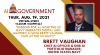 ‘Rigging for AI: How the US Navy Embraces Digital and Masters AI with Brett Vaughan, CAIO at the US Navy’