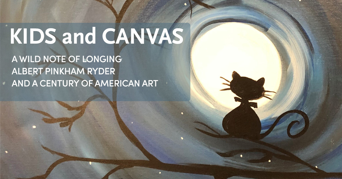 Kids and Canvas - "A Wild Note of Longing" painting event for kids, Bristol, Massachusetts, United States