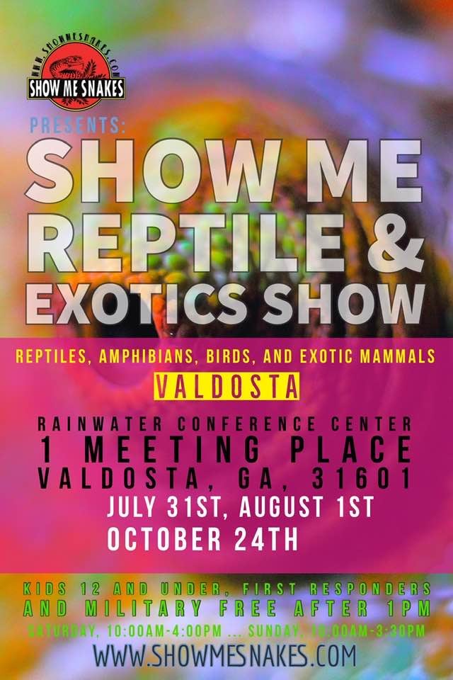 Show Me Reptile & Exotics Show (Valdosta, GA), Valdosta, Georgia, United States