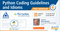 Webinar: Python Coding Guidelines and Idioms