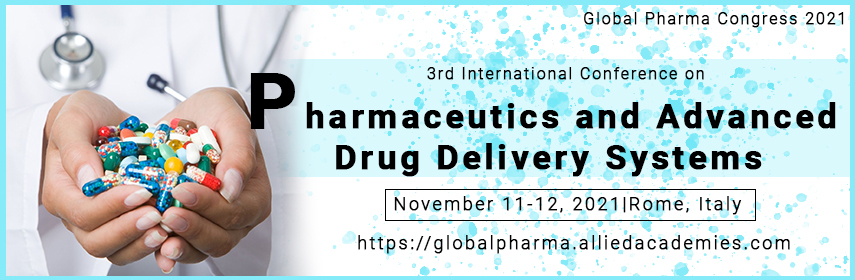 3rd International Conference on Pharmaceutics and Advanced Drug Delivery Systems, Rome, Emilia-Romagna, Italy