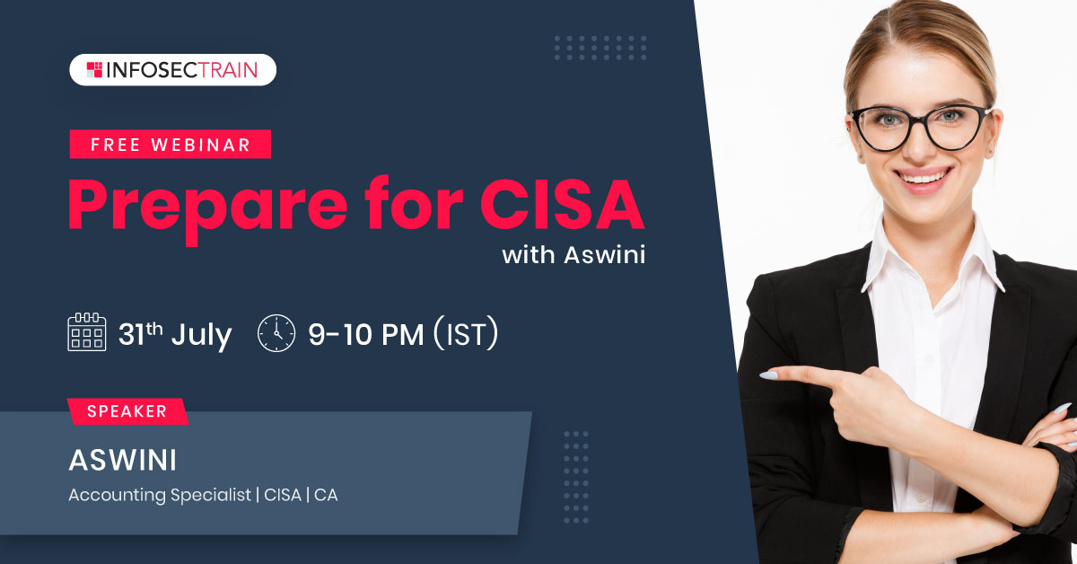Free Webinar – Prepare for CISA with Aswini, New Delhi, Delhi, India