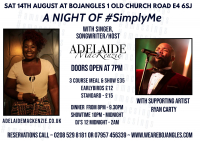 A Night of Simply Me - A Live Music Experience with Adelaide MacKenzie in Chingford