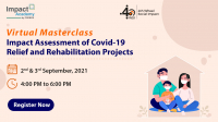 Virtual Masterclass Impact Assessment of Covid-19 Relief and Rehabilitation Projects