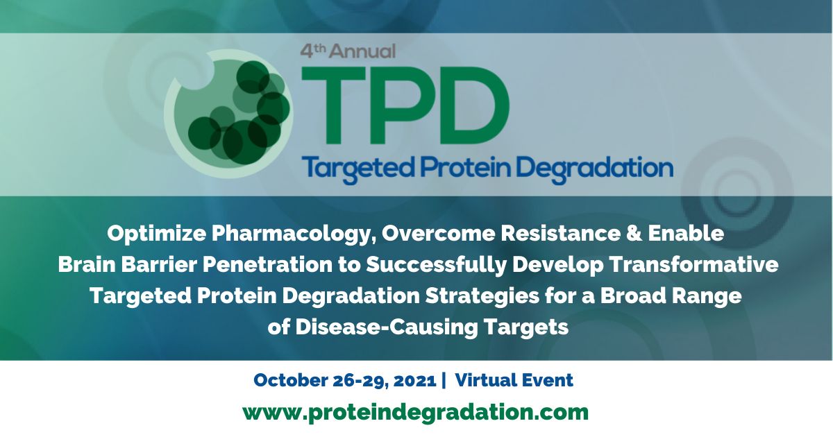 4th Targeted Protein Degradation Summit, Online, United States
