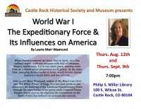Castle Rock Historical Society and Museum's Monthly presentation