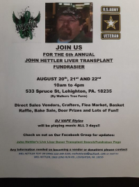 John Hettler's 6th Annual Live Liver Donor Search and Fundraiser