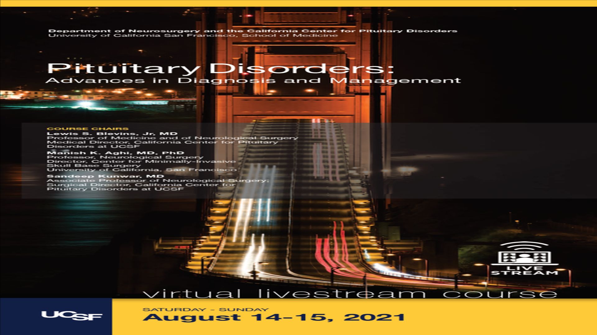 Pituitary Disorders: Advances in Diagnosis and Management, Online, United States