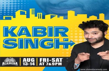 Kabir Singh at the Alameda Comedy Club, Alameda, California, United States