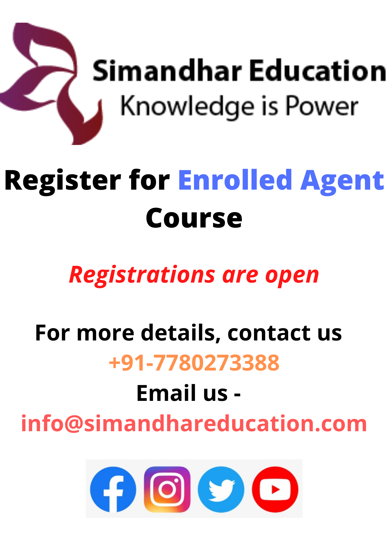 Enrolled Agent | Enrolled Agent Course, Hyderabad, Telangana, India