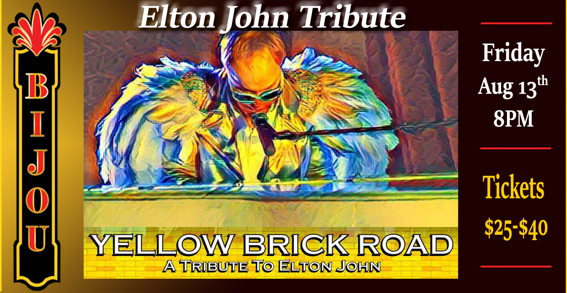 Yellow Brick Road - A Tribute to Elton John, Bridgeport, Connecticut, United States