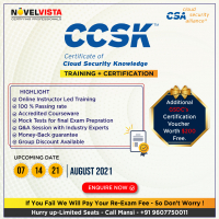 Join Our Certificate of Cloud Security Knowledge(CCSK) Training and Certification Program.
