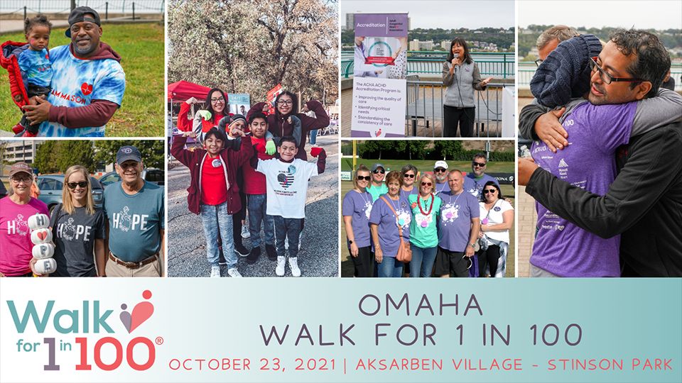 Adult Congenital Heart Association (ACHA) Omaha Walk for 1 in 100, Omaha, Nebraska, United States