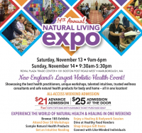 14th Annual Natural Living Expo • November 13-14, 2021 • Royal Plaza Trade Center, Marlborough, MA