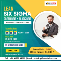 Register Now For Our Best Lean Six Sigma Green Belt + Black Belt Training & Certification Program.