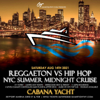 NYC Reggaeton vs Hip Hop Midnight Cruise Cabana Yacht