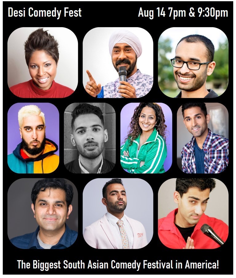 Desi Comedy Fest - Sat Aug 14 7pm, Oakland, California, United States