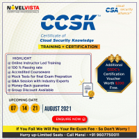 Register Now For Our Certificate of Cloud Security Knowledge(CCSK) Training and Certification Program.