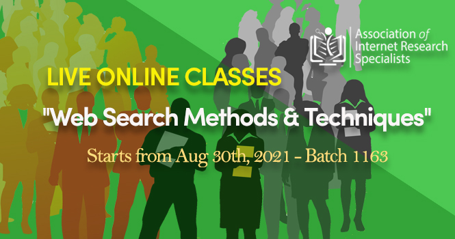 Web Search Methods & Techniques Live Training Program, Toronto, Canada