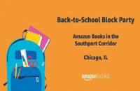 Amazon Books Back-to-School Block Party in Chicago