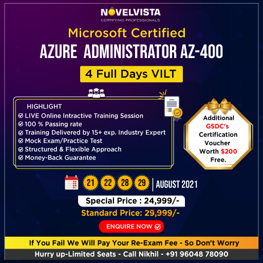 Register Now Our Microsoft Certified DevOps Engineer Expert AZ- 400 Training and Certification Program., Pune, Maharashtra, India