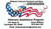 Opening of Veterans Outreach and Store, FREE school supplies ,Register for free FREEDOM ALERT SYS.