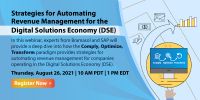 Strategies for Automating Revenue Management for the Digital Solutions Economy (DSE)