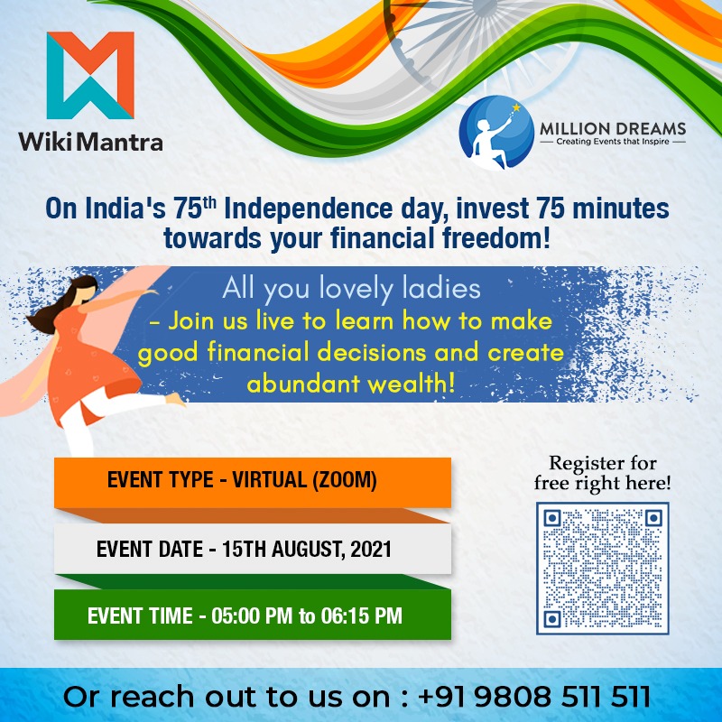 Workshop on Financial Independence for women, Bangalore, Karnataka, India