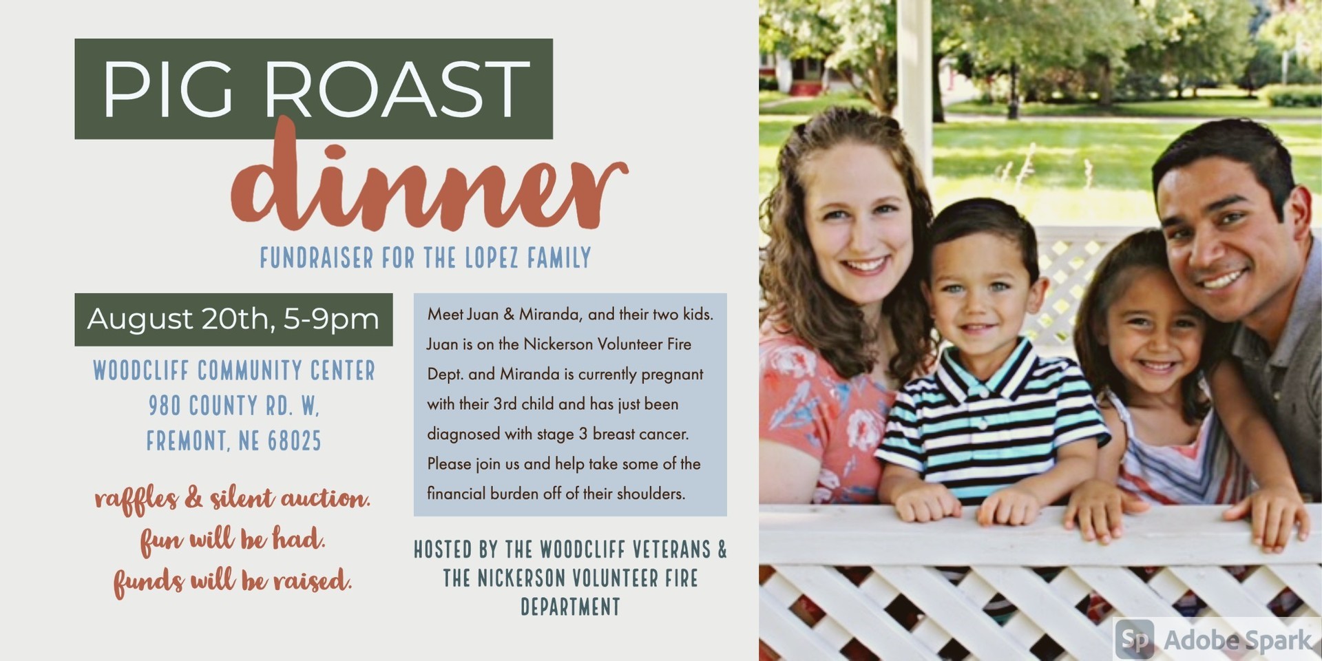Lopez Family Fundraiser, Dodge, Nebraska, United States