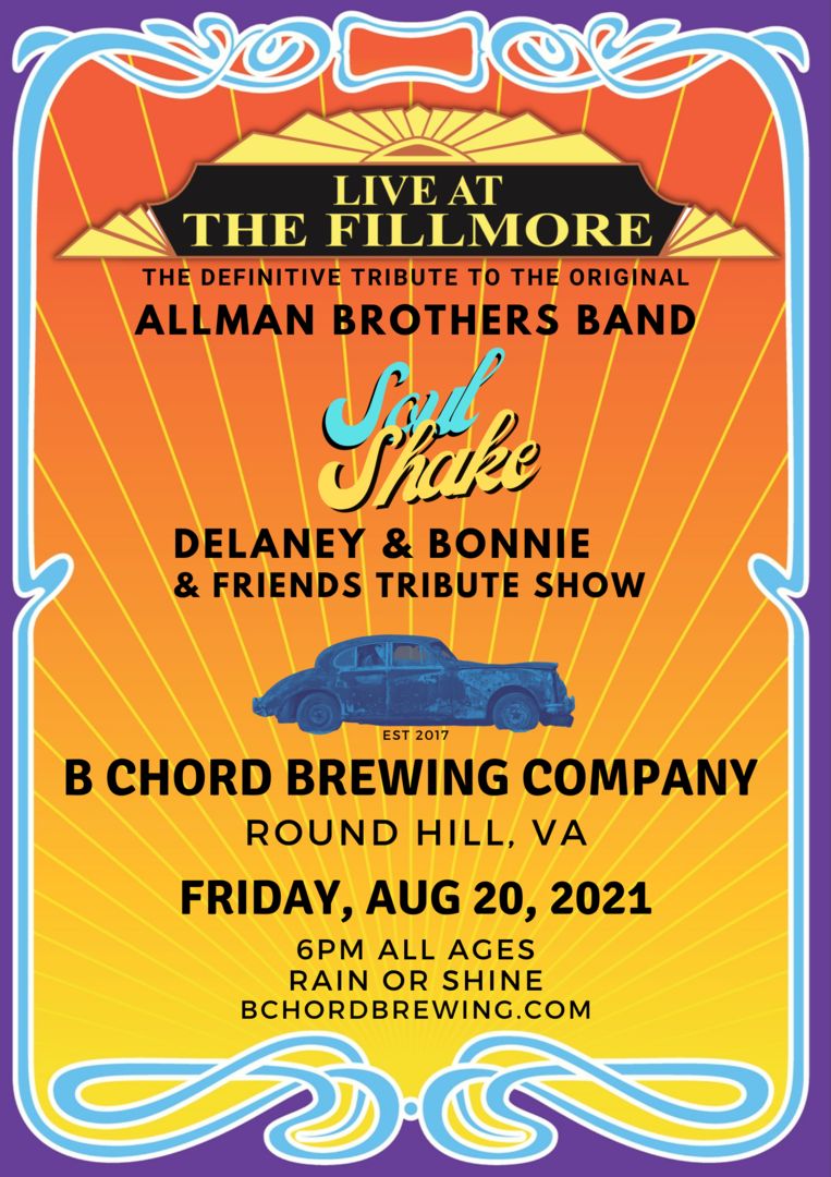 Live At the Fillmore (Allman Bros) and Soul Shake (Delaney and Bonnie), Round Hill, Virginia, United States