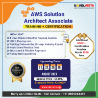Register Now and Become the Best AWS Solution Architect Training Program.