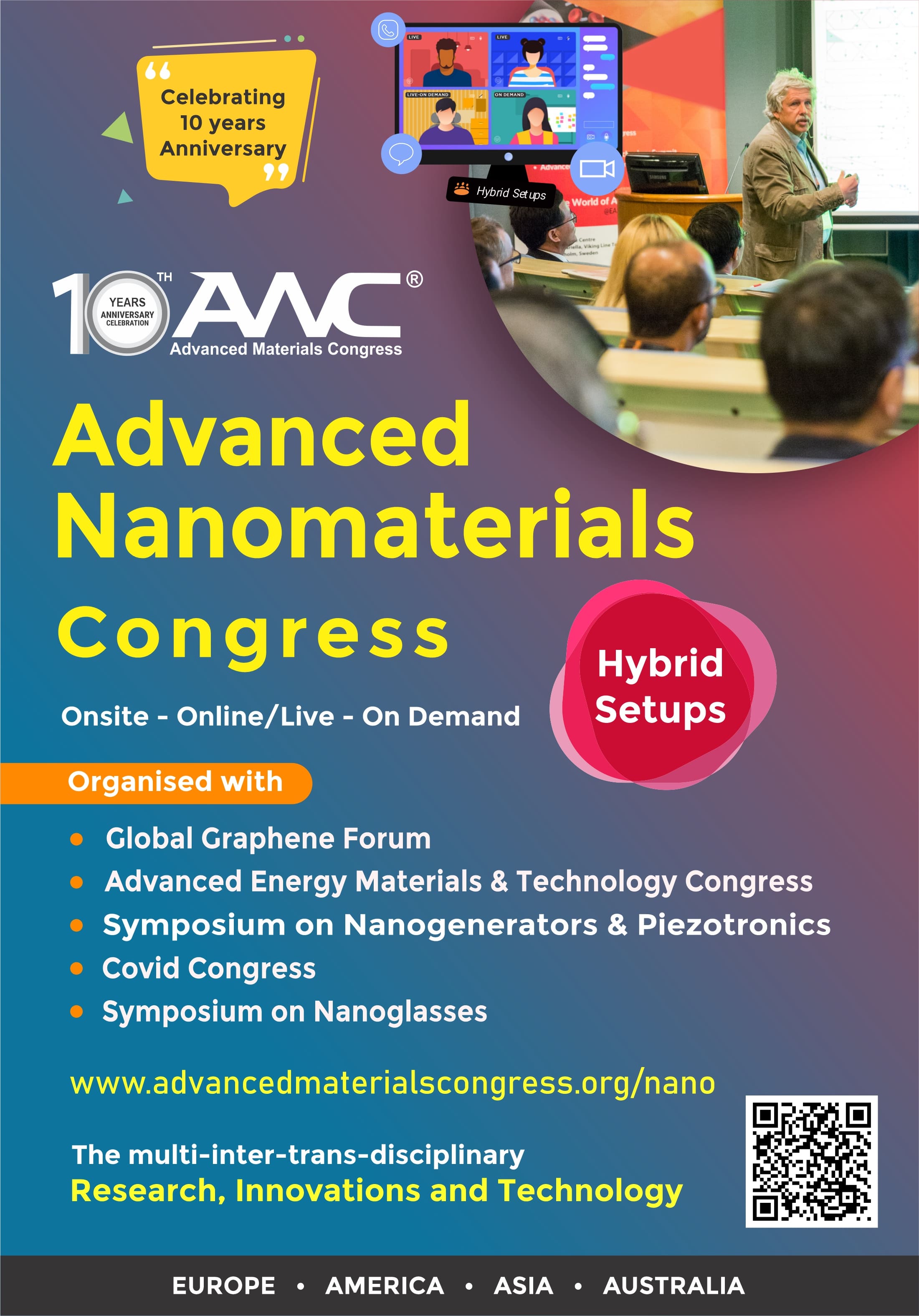 Advanced Nanomaterials Congress, Stockholm, Sweden