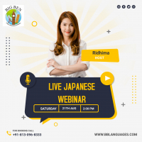 Welcome to Japanese Language Webinar on 21st August 2021
