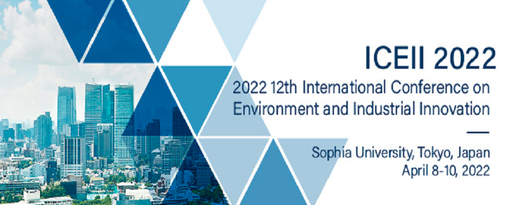 2022 12th International Conference on Environment and Industrial Innovation (ICEII 2022), Tokyo, Japan