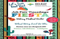 RN Virtual Hiring Event - Taco 'Bout You! Tuesday - on 8/24 | Delray Medical Center