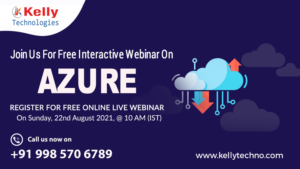 Attend For Free Azure Online Demo Session On Sun 22nd Aug 2021, @ 10 AM (IST)., Online Event